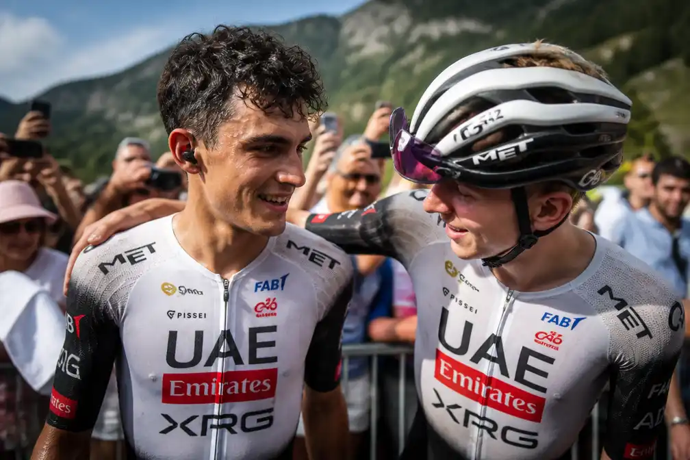 Tadej Pogacar sleurt Isaac Del Toro naar witte trui en podiumplek in koninginnenrit Tour