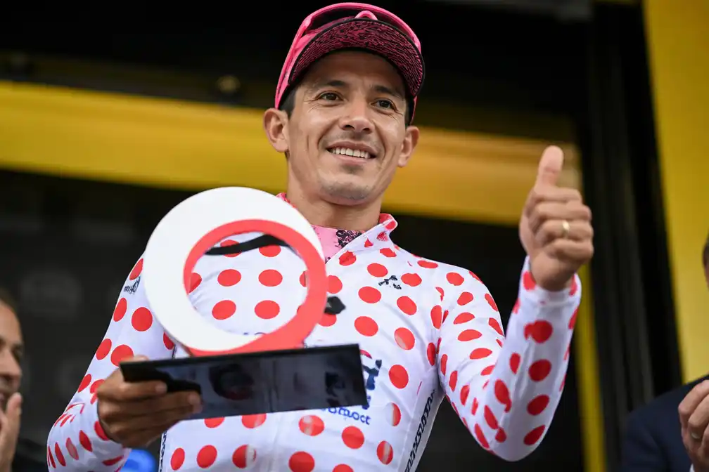 Carapaz uitgeroepen tot strijdlustigste renner Tour de France 2026