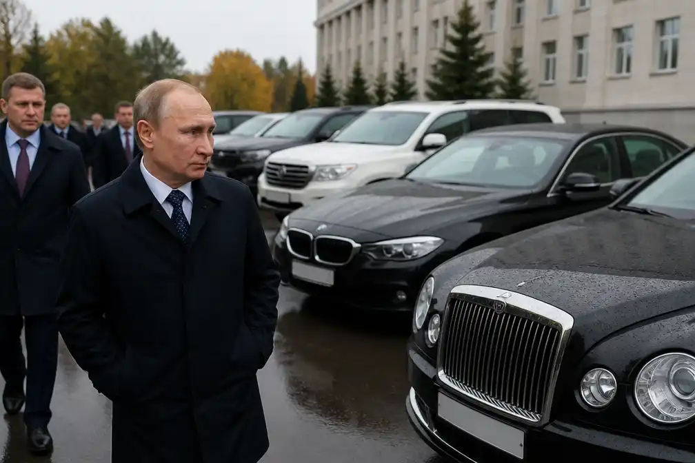 Russische politici negeren Poetins oproep tot koop Russische auto's