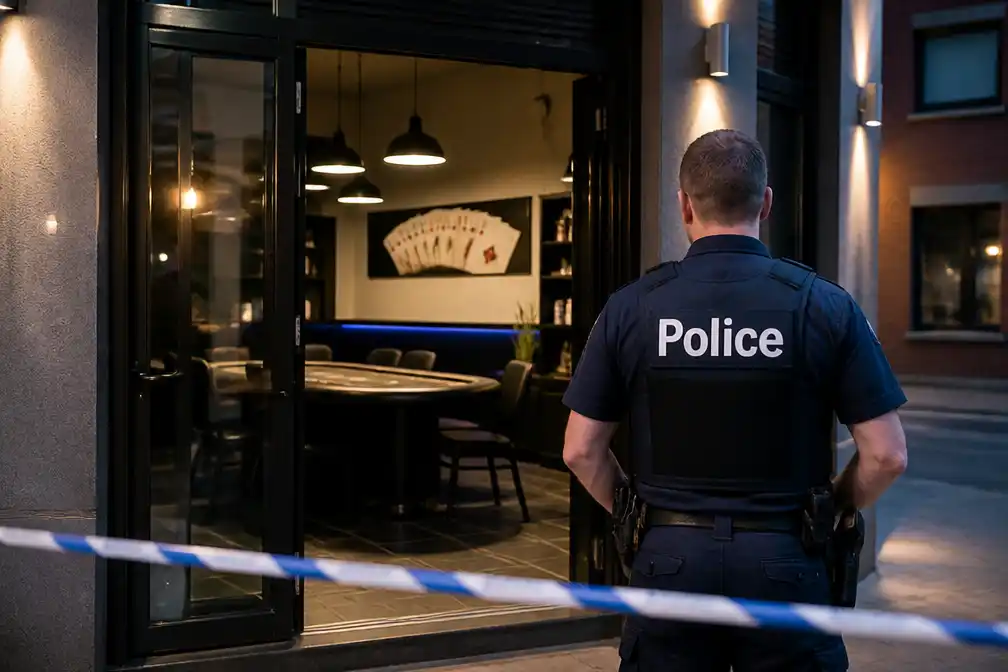 Vier gemaskerde gangsters overvallen pokerbar in Wevelgem, buit 30.000 euro prijzengeld