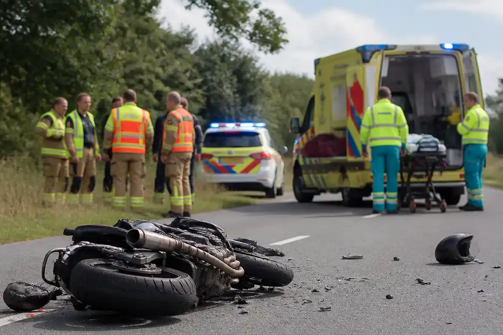 Nederlandse motorrijder ernstig gewond bij ongeluk in Duitse grensstreek