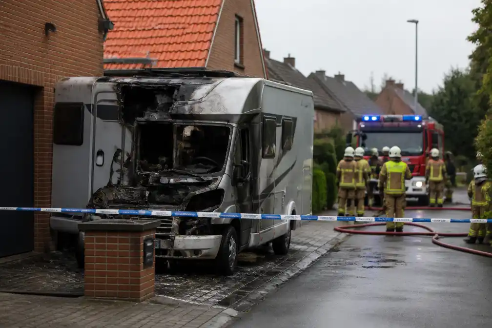 Man omgekomen bij explosie mobilhome in Leefdaal dag voor gezinsvakantie