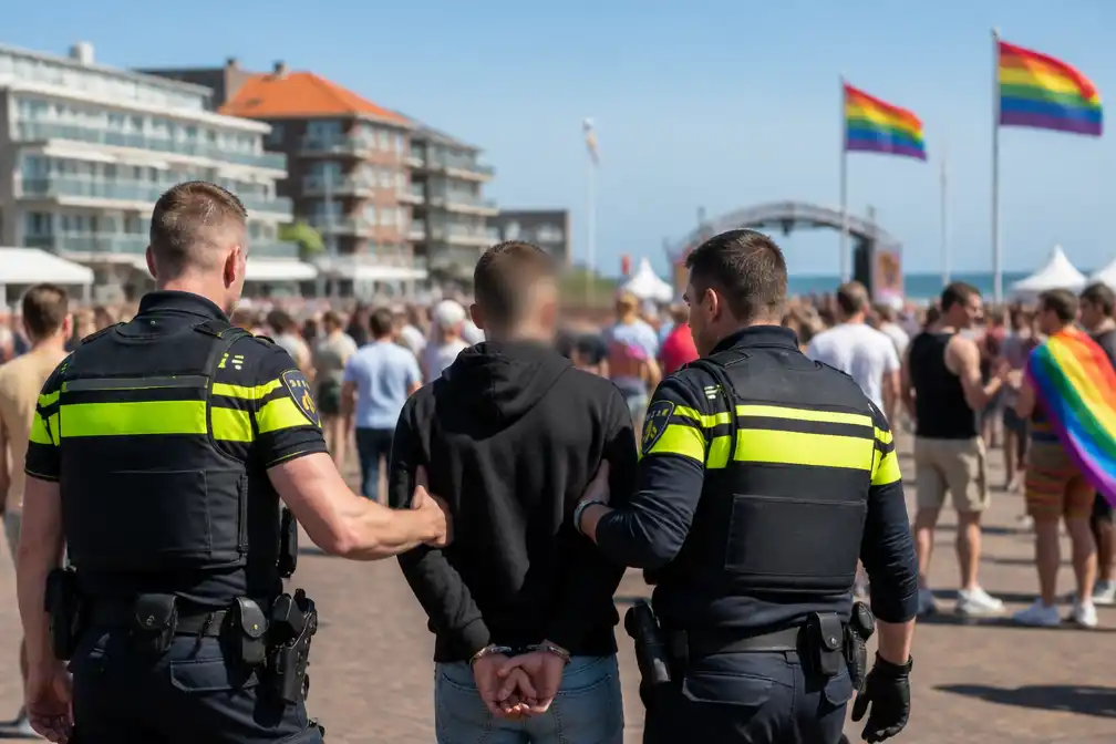 Minderjarige aangehouden na mishandeling bij Pride-evenement in Zandvoort
