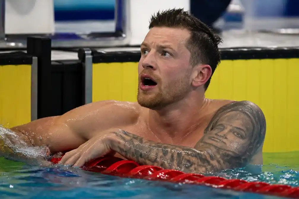 Adam Ramsay-Peaty pakt brons op 50 meter schoolslag op Gemenebestspelen