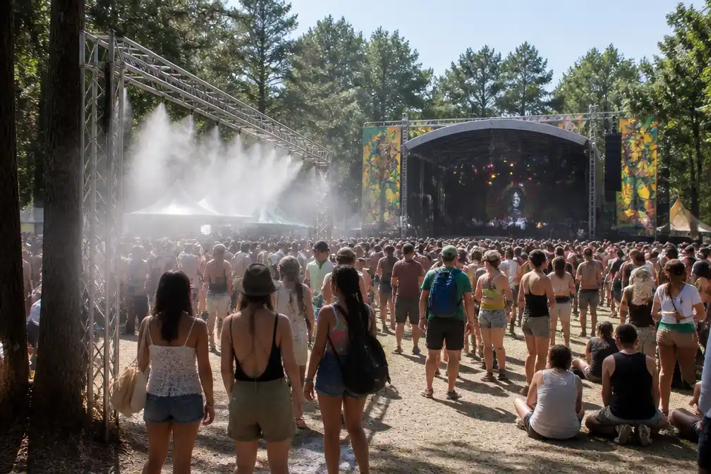 Reggae Geel 46e editie: geen extra brandveiligheid ondanks droogte, wel extra verkoeling