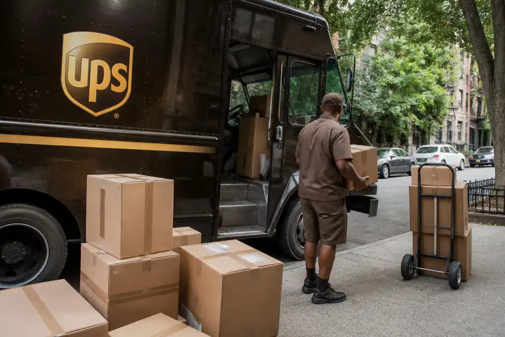UPS verhoogt omzetverwachting na succesvolle strategie met minder Amazon-bezorgingen