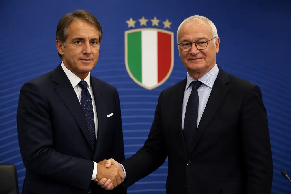 Mancini voor tweede keer bondscoach Italië, Ranieri technisch directeur