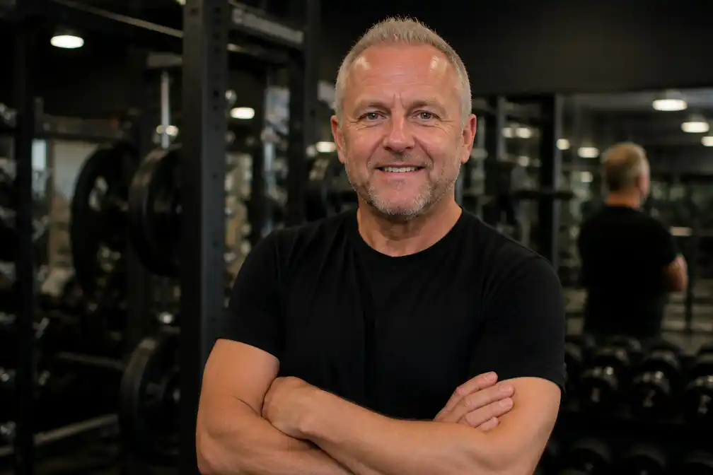 Gordon poseert voor cover Men's Health na streng dieet en training