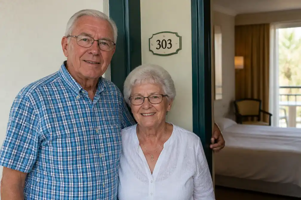 Tegels stel viert 50 jaar vakantie in zelfde Franse hotel, altijd kamer 303