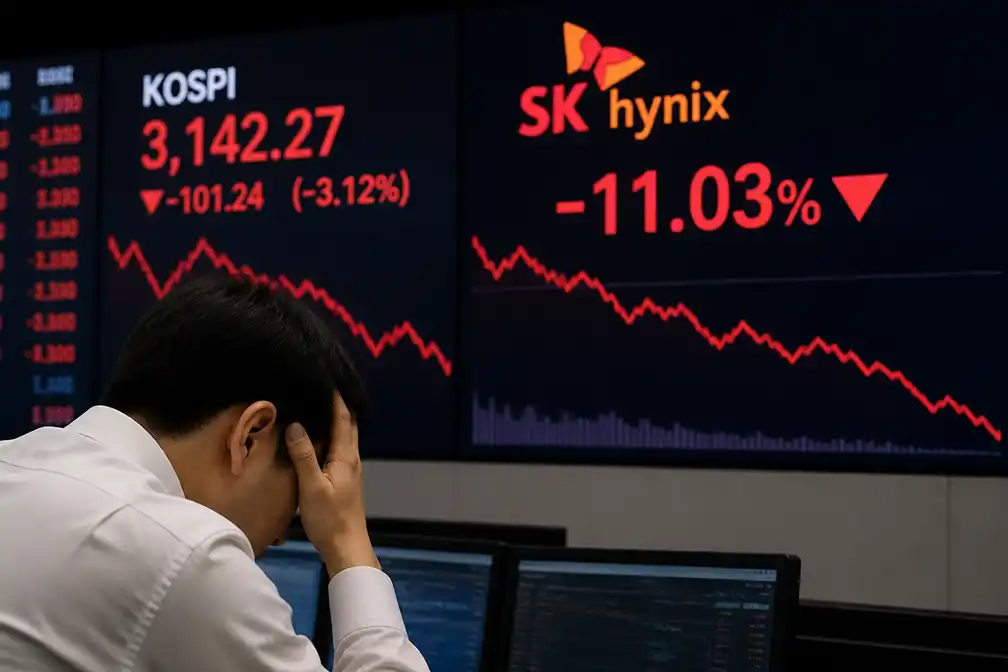 SK Hynix-aandelen kelderen na tegenvallende resultaten ondanks recordwinst