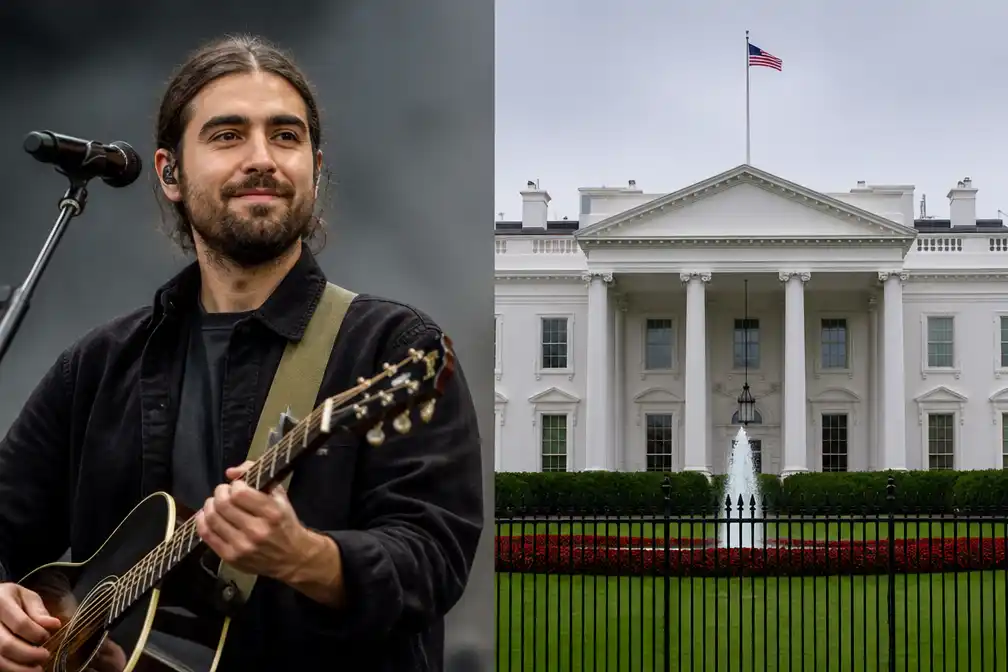 Noah Kahan keert zich tegen gebruik muziek door Witte Huis onder Trump