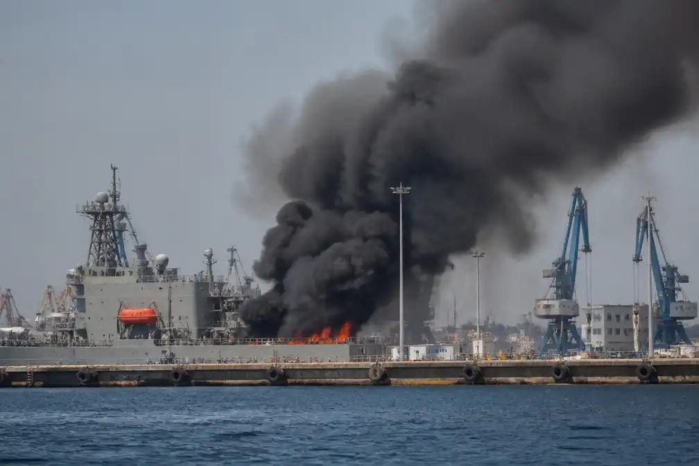 Drone-aanval op Amerikaans schip in Egyptische haven; VS voert productie Patriot-raketten op en valt Iran aan
