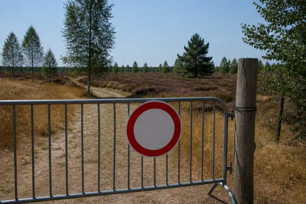 Keerbergen en Tremelo sluiten heidegebieden preventief af om brandgevaar