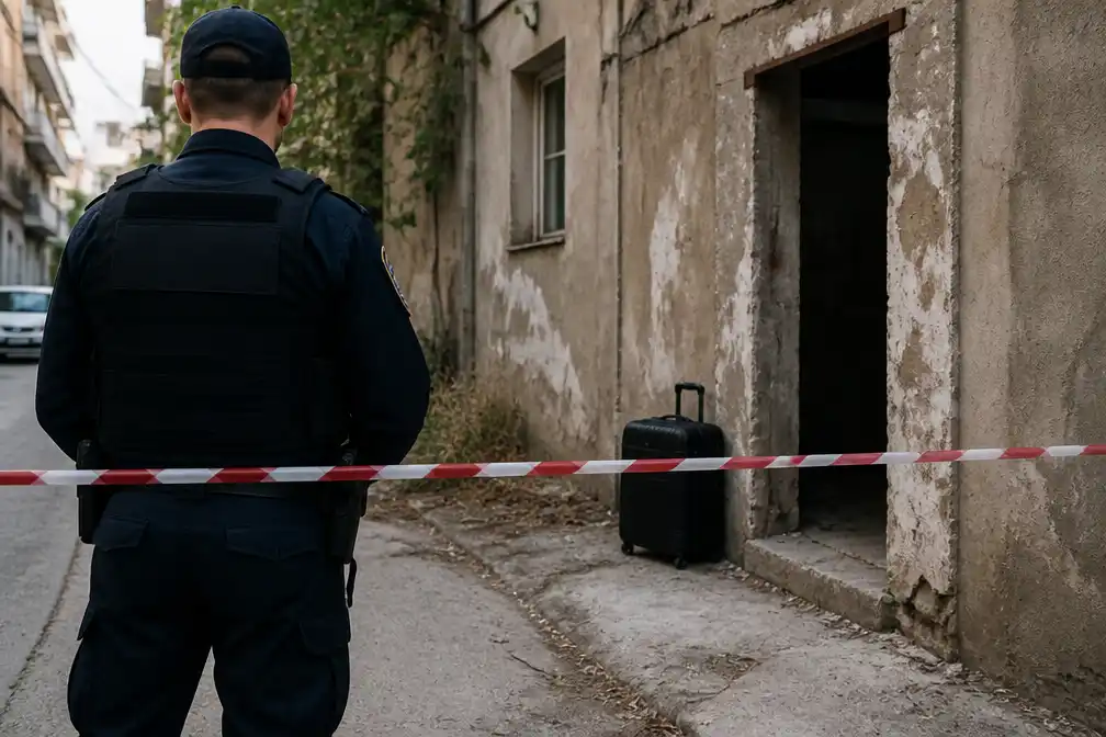 Britse vrouw dood aangetroffen in koffer in Athene; politie onderzoekt berichten na overlijden
