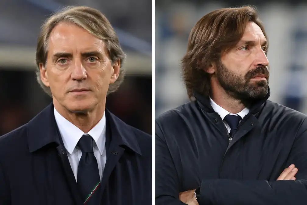 Roberto Mancini bondscoach Italië na afwijzen Andrea Pirlo wegens Russische connecties