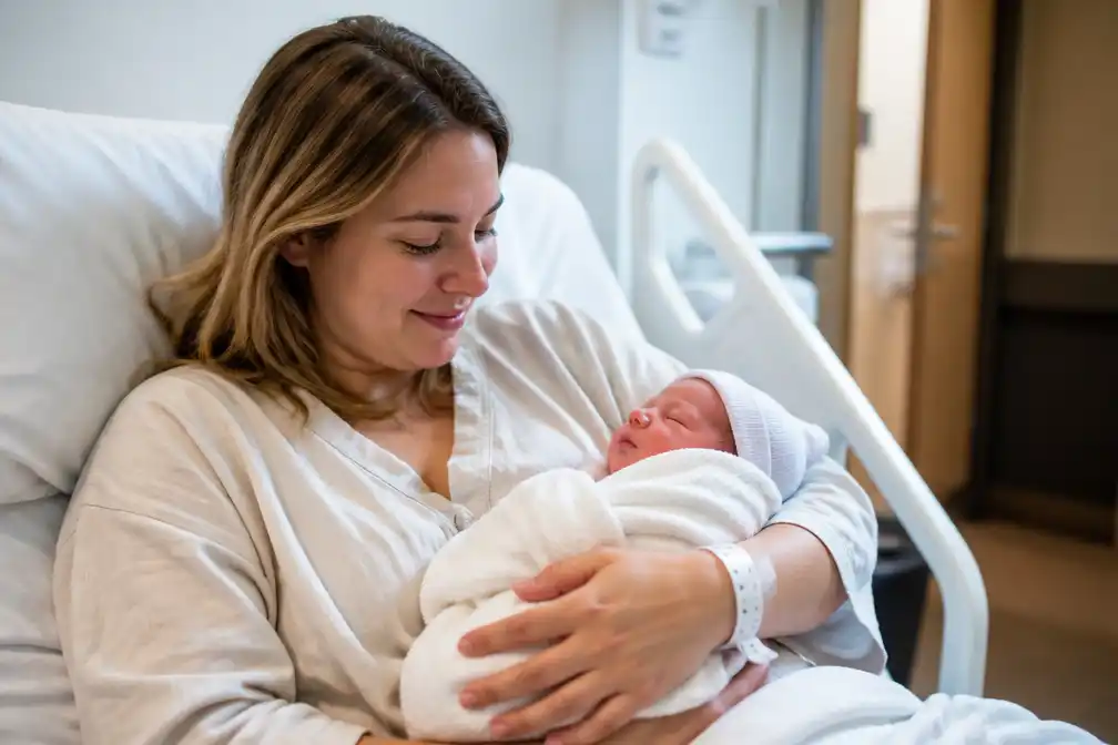 Schepen Isaura Calsyn bevallen van zoon Elliot Oscar na spoedbevalling