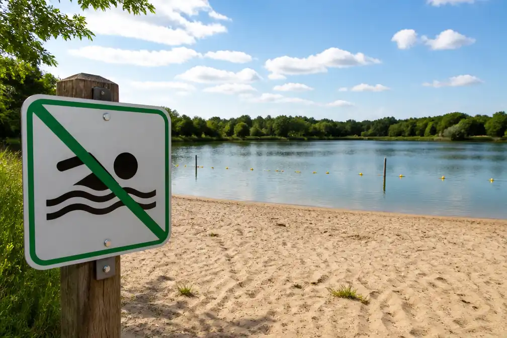 Zwemverbod aan waterplas Polderwind opgeheven na blauwalgen
