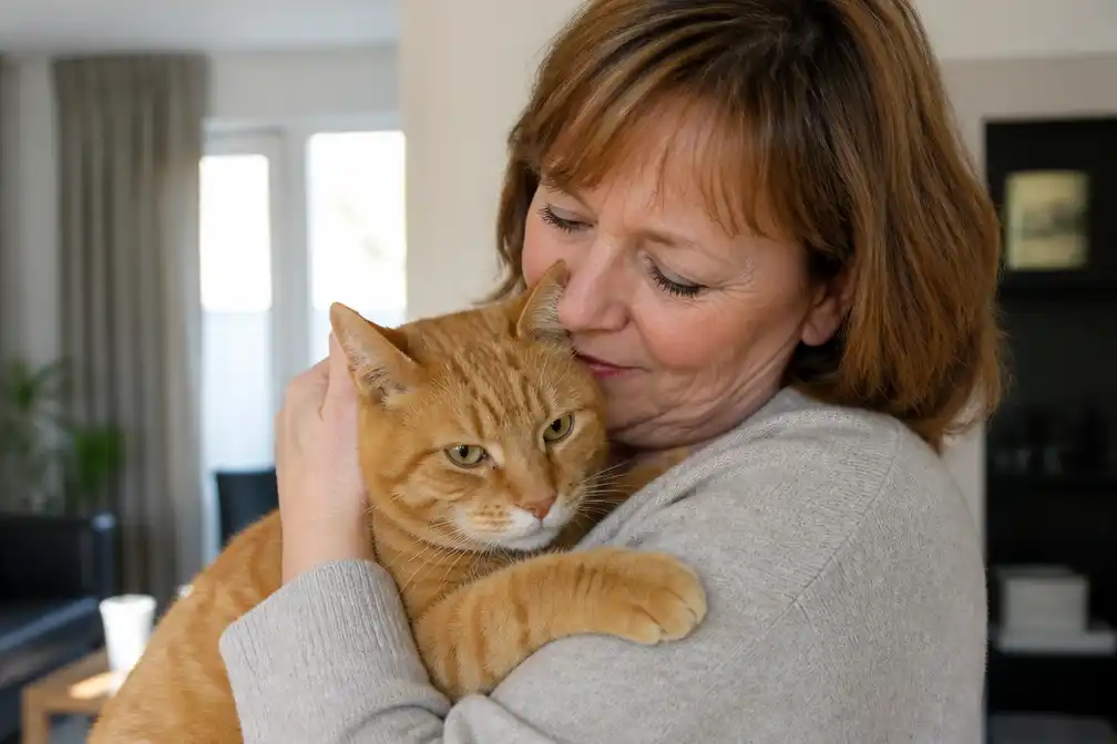 Kat Bengel na zeven jaar weer thuis bij baasje in Helmond